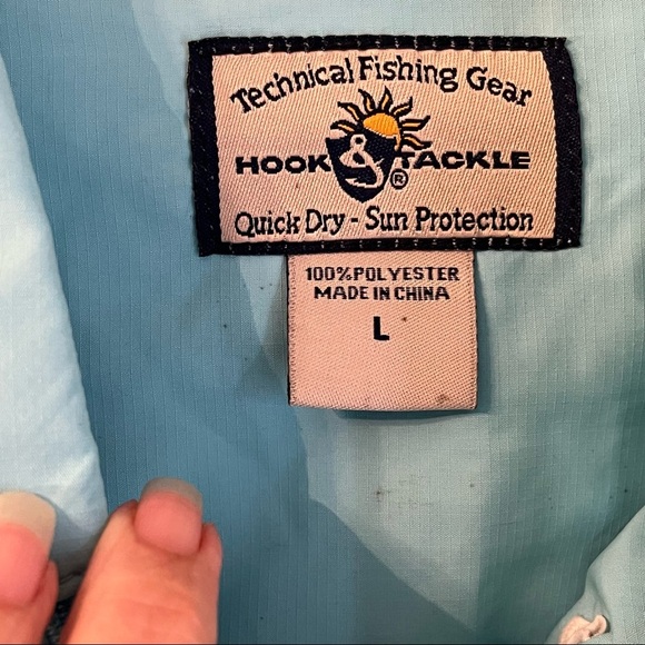 Hook And Tackle Womens L Technical Fishing Gear Quick Dry Sun Protection Vented - Picture 4 of 8
